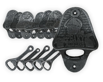 Cast Iron Wall-Mounted and Handheld Bottle Openers - Choose Design