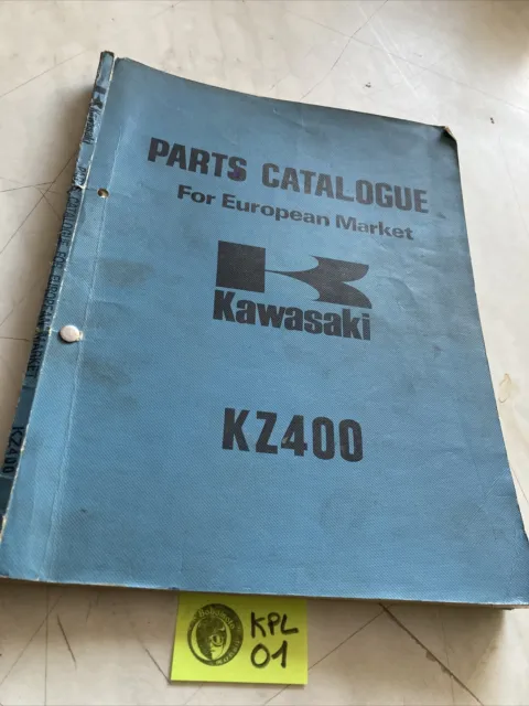 Kawasaki Z400 Z 400 catalogue pièces détachées parts list 400Z édition 09 / 1974