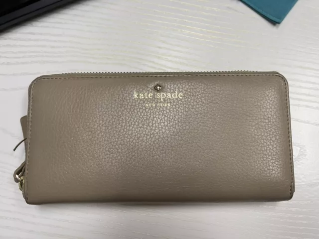 kate spade new york Cobble Hill Leather Zip Around Lacey Wallet