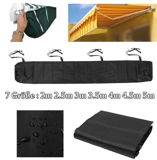 Neuf Patio Auvent Sac Rangement S'Adapter à Tout Auvent Noir/Vert / Grayc
