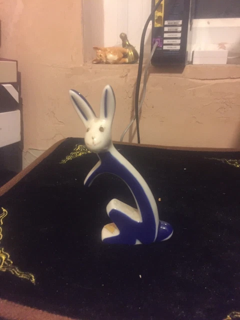 ROYAL DUX ART Deco Figurine - Rabbit Or Hare £65.00 - PicClick UK