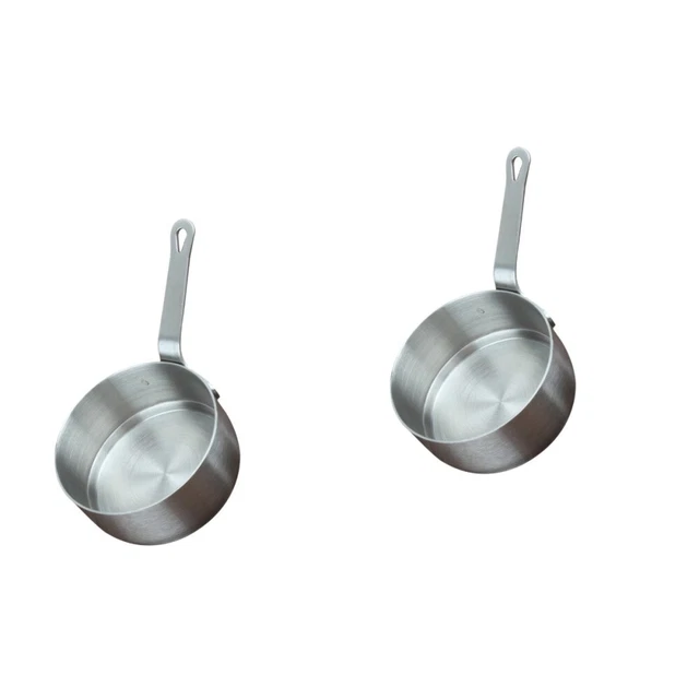 2 tazas pequeñas de salsa plato parte tazas acero inoxidable especias platos