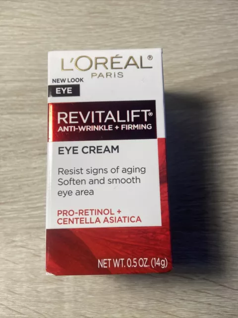 Loreal Paris Eye Revitalift Anti-Wrinkle + Firming Eye Cream 0.5 Oz NEW IN BOX