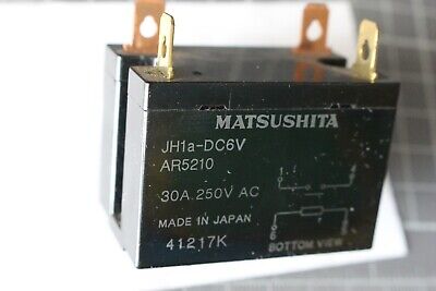 250 VAC AAC Matsushita JH1a/JH1a-AC200V Puissance Relais AR5115 Utilisé, 30A 