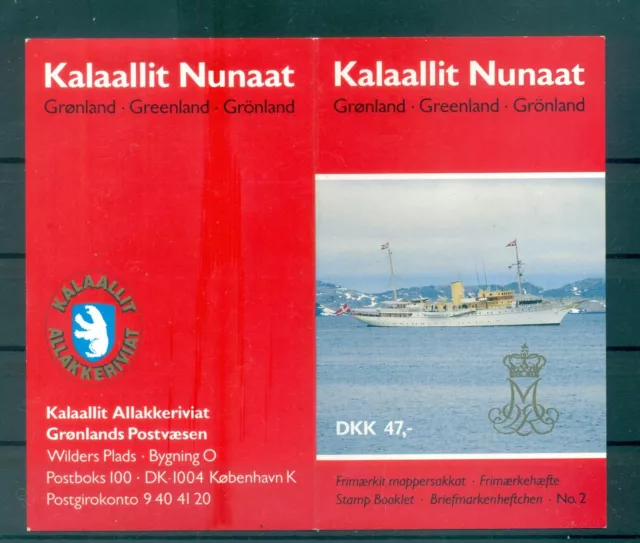 Groenland   1990 - Y & T carnet n. C189 - Série courante  (Michel carnet n. MH 2