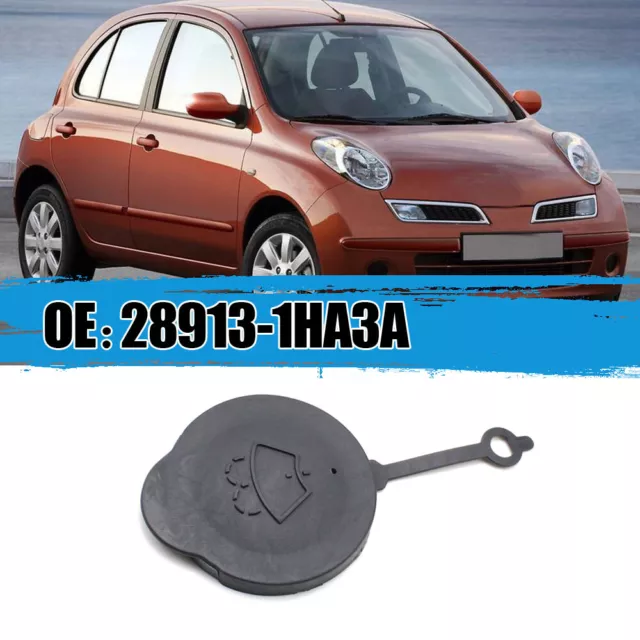 Windshield Wiper Washer Cover Water Tank Bottle Lid Cap for Nissan Micra K13