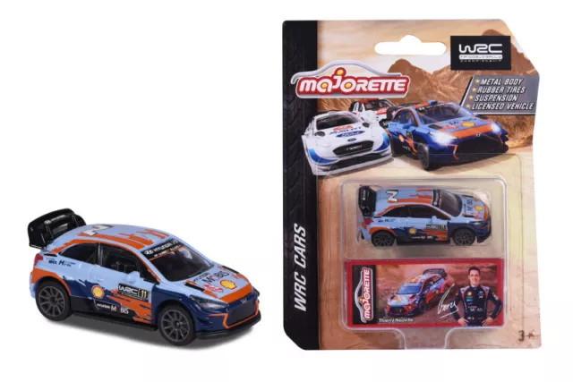 Majorette 212084012Q05 - Racing Cars - WRC Hyundai i20 Coupé 2021 - Neu