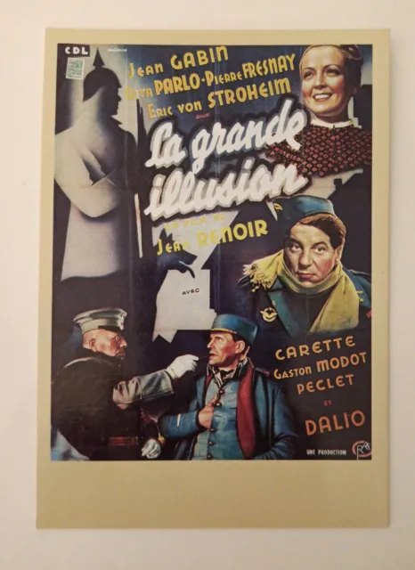 Jean Gabin Zreik 129 Film Postcard The Great Illusion