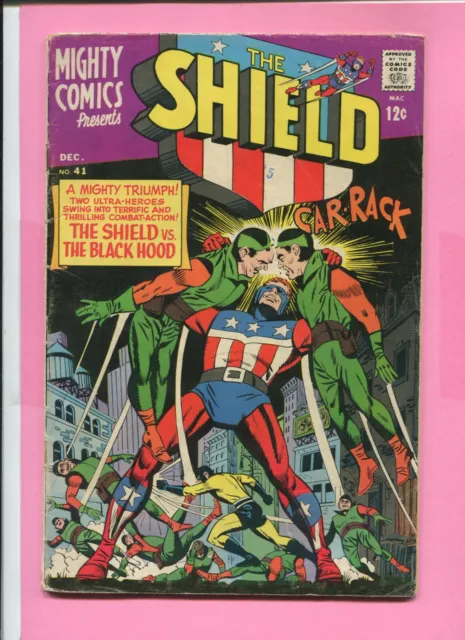 Mighty Comics # 41 - Shield - Archie Publications - Reinman Art -1966 - Cents