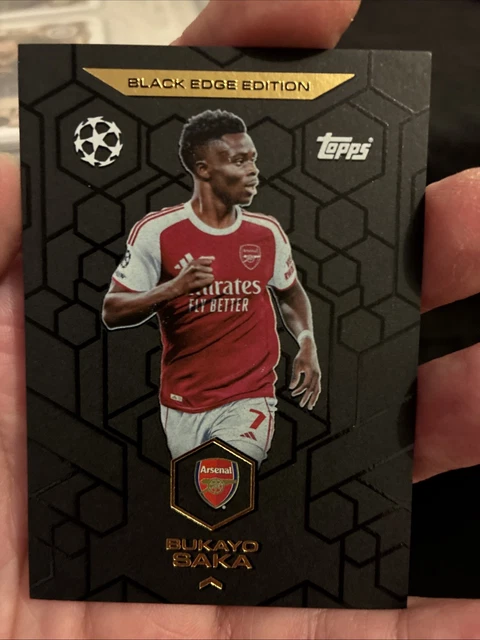 TOPPS MATCH ATTAX 2026 Bukayo Saka Black Edge Edition Card £3.95 ...
