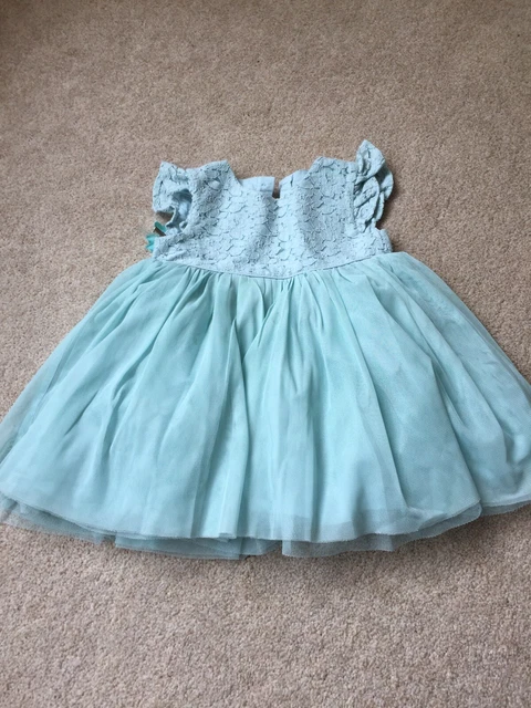 MARKS AND SPENCER Baby Girl s Red Velvet And Organza Party Dress NWT With Tights 8.00 PicClick UK