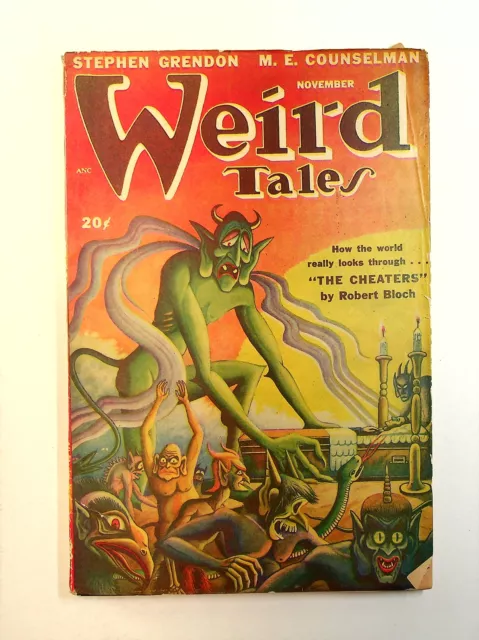 Weird Tales Pulp 1st Series Nov 1947 Vol. 40 #1 VG/FN 5.0