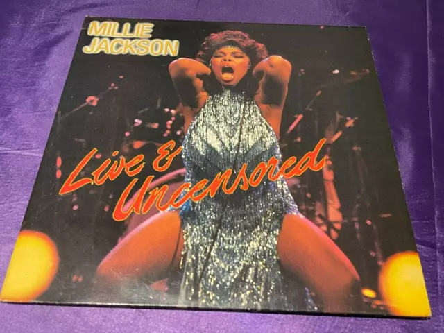 Millie Jackson - Live & Uncensored - Double Vinyl Record LP Album - 1985