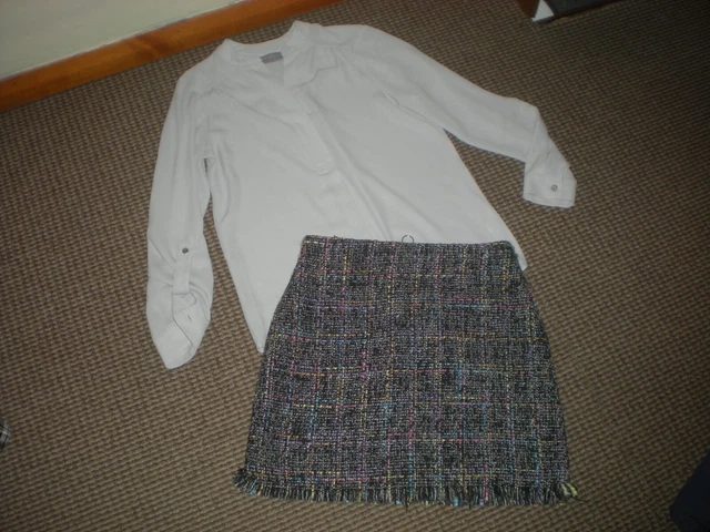 Bundle Girls Clothes age 13-14yrs Jeans Tops Hoodie Dress Skirt Hollister New Lo 3