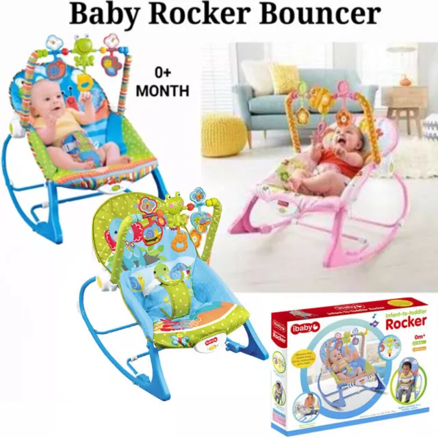 Baby bouncer rocker deals chair with vibration