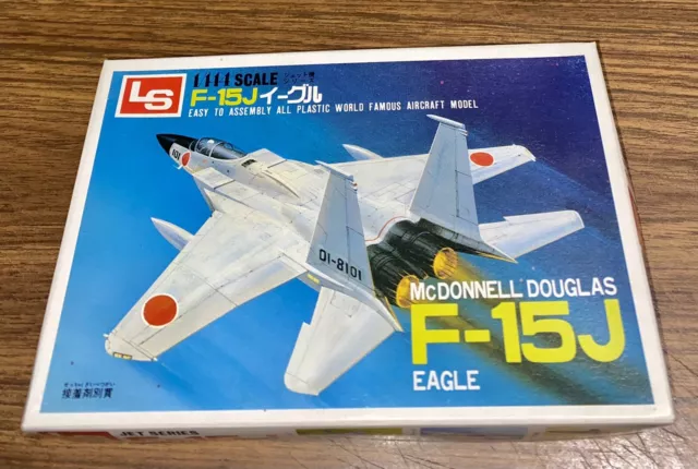 BNIB/Unassembled LS 1:144 MCDONNELL DOUGLAS F-15J EAGLE. Aircraft Model Kit.