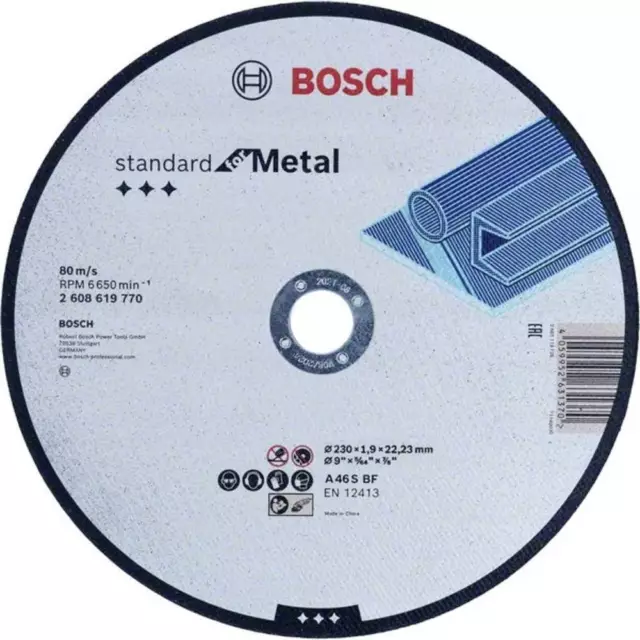 Bosch Accessories Standard for Metal 2608619769 Disque à tronçonner 180 mm 1