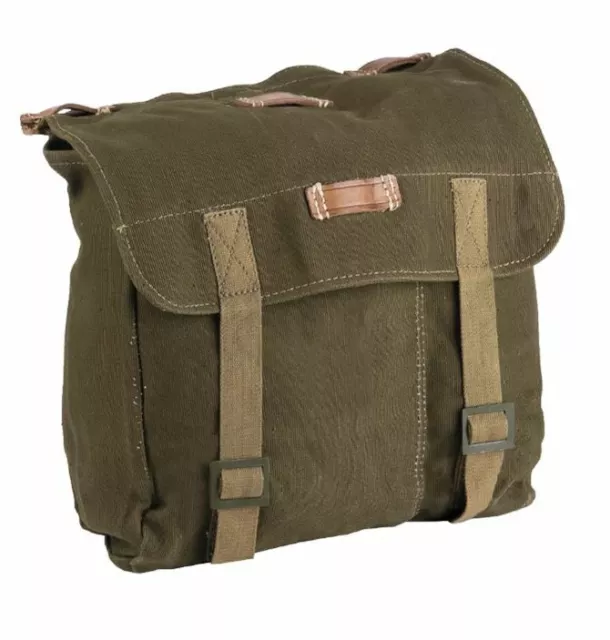 Romanian Army Surplus Cotton Canvas olive green shoulder messenger Breadbag