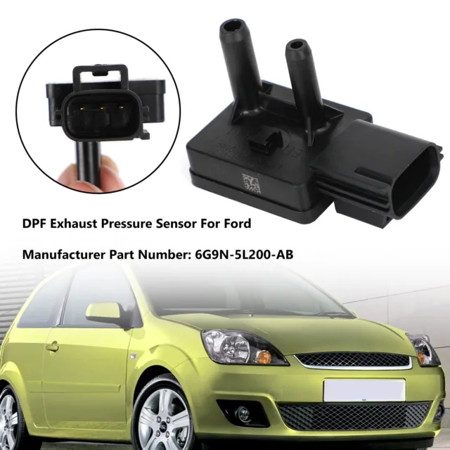 DPF Exhaust Pressure Sensor 6G9N-5L200-AB Pour Ford Fiesta Transit 2008-2017