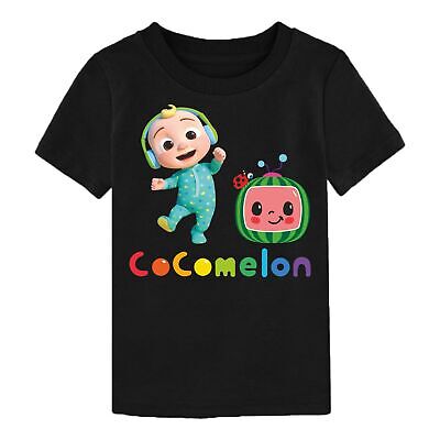 Cocomelon T Shirt Nursery Rhymes JJ Johnny Birthday Children Boys Girls Kids Tee