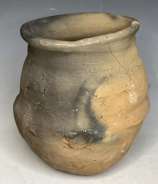 Ancient Pre-Columbian Mississipian Terracotta Pottery Jar Vase Container Vessel