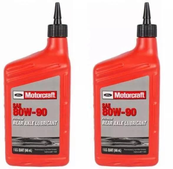 2 Quart Premium Rear Axle Lubricant OEM FORD MOTORCRAFT SAE 80W-90