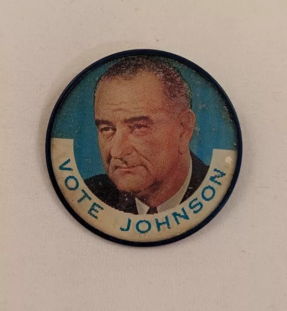 Vote Humphrey Vote Johnson LBJ vari-vue Mt. Vernon NY political button Politics