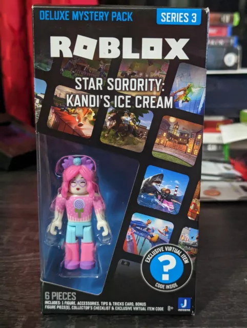Roblox Toy Code Series 3 Star Sorority Kandi's Sprinkle Face Sent by  Message