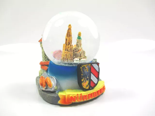 Miami Florida Snow Ball Poly Snowglobe Souvenir Beach Skyline