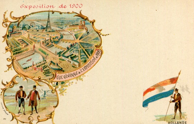 Plaque D'exposition Générale Européenne Cannes 1900 (34") - Marque L'Art Des Gents Avignon