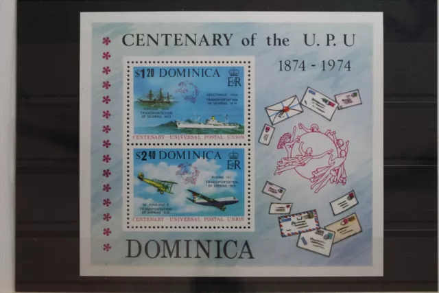 Dominica Block 28 mit 419-420 postfrisch #UK433