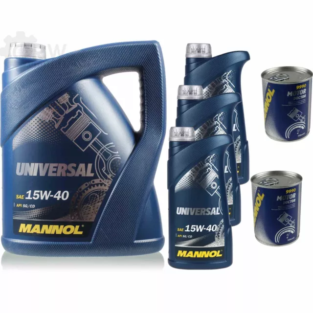 8L L'Huile De Moteur MANNOL Universel 15W-40 2x