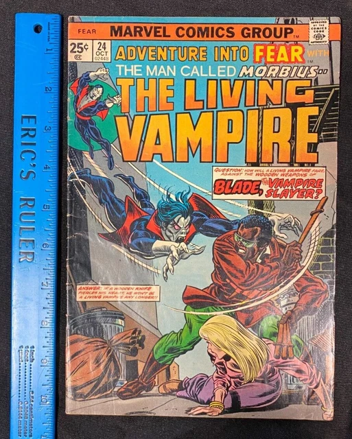 1974 Oct 24 Marvel Comics Morbius The Living Vampire Comic Book CB1