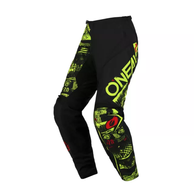 Oneal 2023 Element Pants Attack Neon Yellow/Black Youth