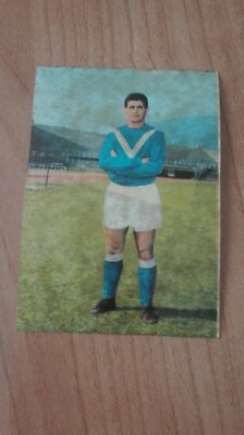 FIGURINA CALCIO FOOTBALL BRESCIA D'ALESSI ED PATUZZI 1965-66-67 ORIGINALE REC 