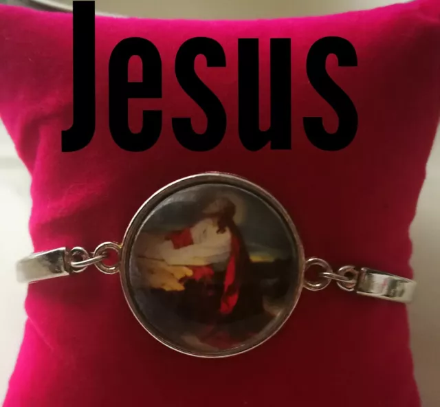 Code 077 Jesus Bracelet Holy Communion, Confirmation Boy Girl Religious Religion