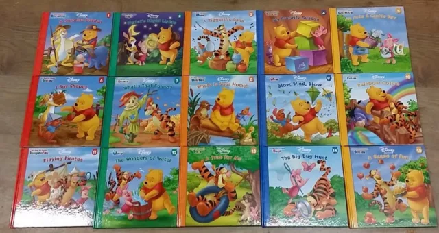 1-15 IT'S FUN TO LEARN WINNIE THE POOH BOOKS by DISNEY  ** FREE UK POST ** HB