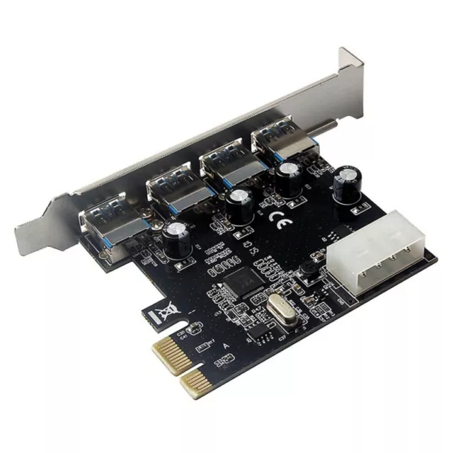 Pci-E Pcie To 4 Ports USB 3.0 Hub Pci-Express Carte Expansion Carte Tssop