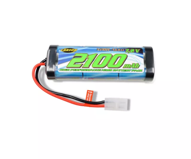 Carson 500608270 - 7,2V/2100mAh NiMH Race Akku (Tamiya-Stecker)   Neuware