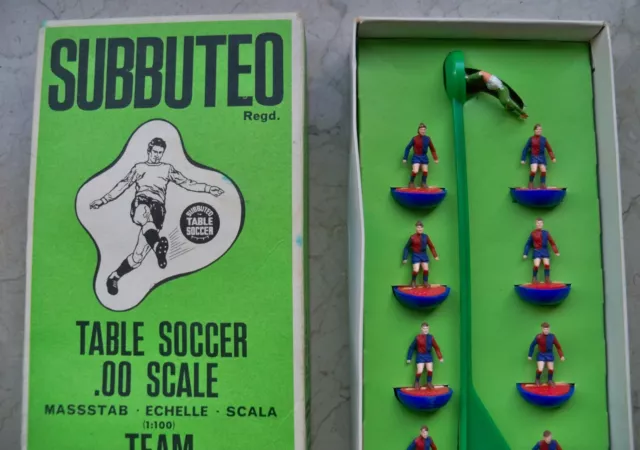 Subbuteo Team Cagliari Genoa Hw Ref N 72 Players And Long Box Mint Conditions 2