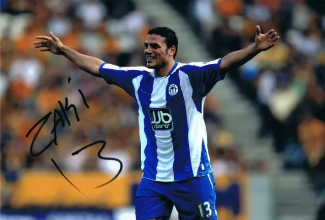 Signed Amir Zaki Wigan Athletic Autograph Photo Zamalek Egypt ENPPI