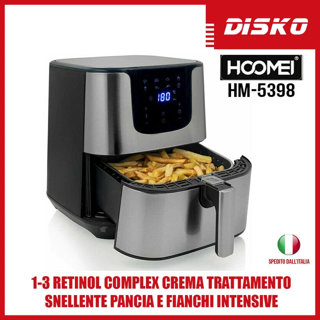 Friggitrice Ad Aria Zyle ZY002BAF 3,5L – 1500W, 80-190°C, Nera, Timer Incluso - 2