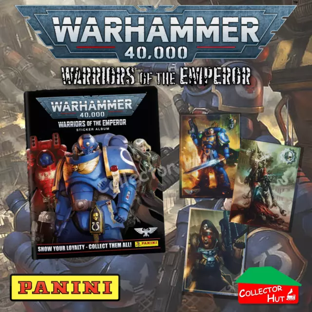 Panini Warhammer 40.000 Krieger des Kaisers Sammelkarten Ihrer Wahl