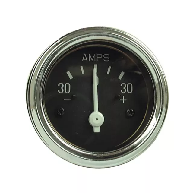 30 Amp Ammeter Gauge Chrome Bezel Fits Massey Ferguson Harris 515521M91