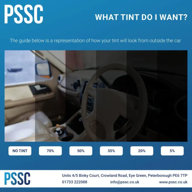 PSSC Sun Strip Car Window Tint fits for 2014-2016 Nissan Pulsar