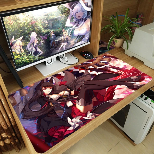 AZUR LANE AKAGI Anime Girl Large Playmat Mouse Pad Mat Keyboard Gaming