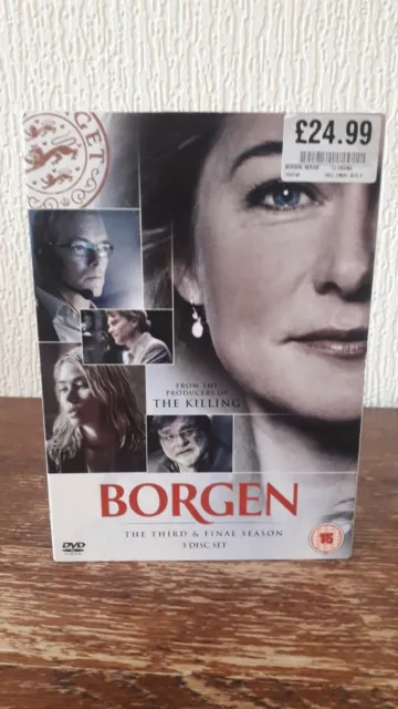 Borgen The Third season dvd boxset. Brand new factory sealed. 3 disc set.