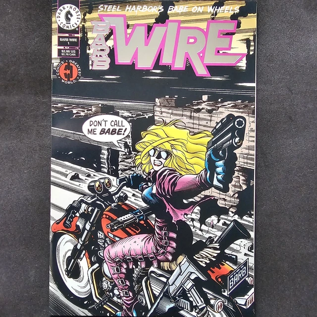 Barb Wire #1 (April 1994) Dark Horse Comics Silver Foil Cover NM+ First Print