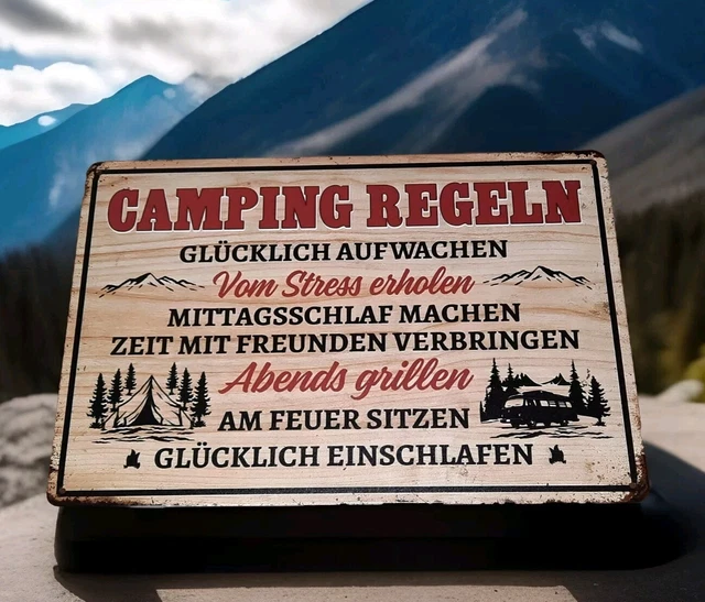 Tekstbord I don't need therapy, camping (camper) | Grappig Tekstbord I don't need therapy, camping (camper) | Grappig