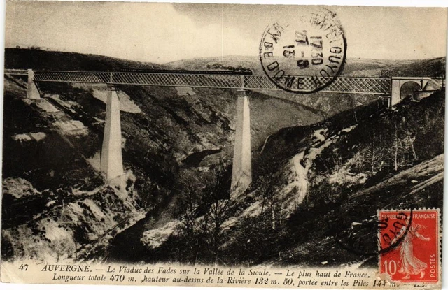 CPA Auvergne - Le Viaduc des FADES sur la Vallée de la SIOULE (222108)